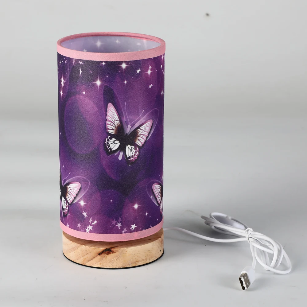 Small Table Lamp Bedside Warm LEDins Butterfly Creative Night Light