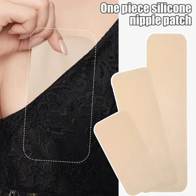 Silicone Breast Lift Tape Self-Adhesive Nipple Cover Invisible Push Up Bra Pads Reusable Strapless Dress Chest Stickers Women view 2