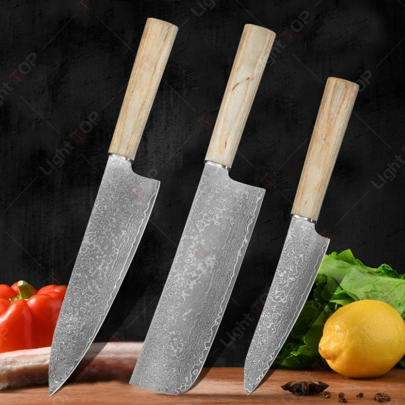 

Stainless Steel Forged Boning Knife Japanese Kitchen Knives Damascus Steel Butcher's Knife Sharp Meat Fruit & Fish Fillet Cutter