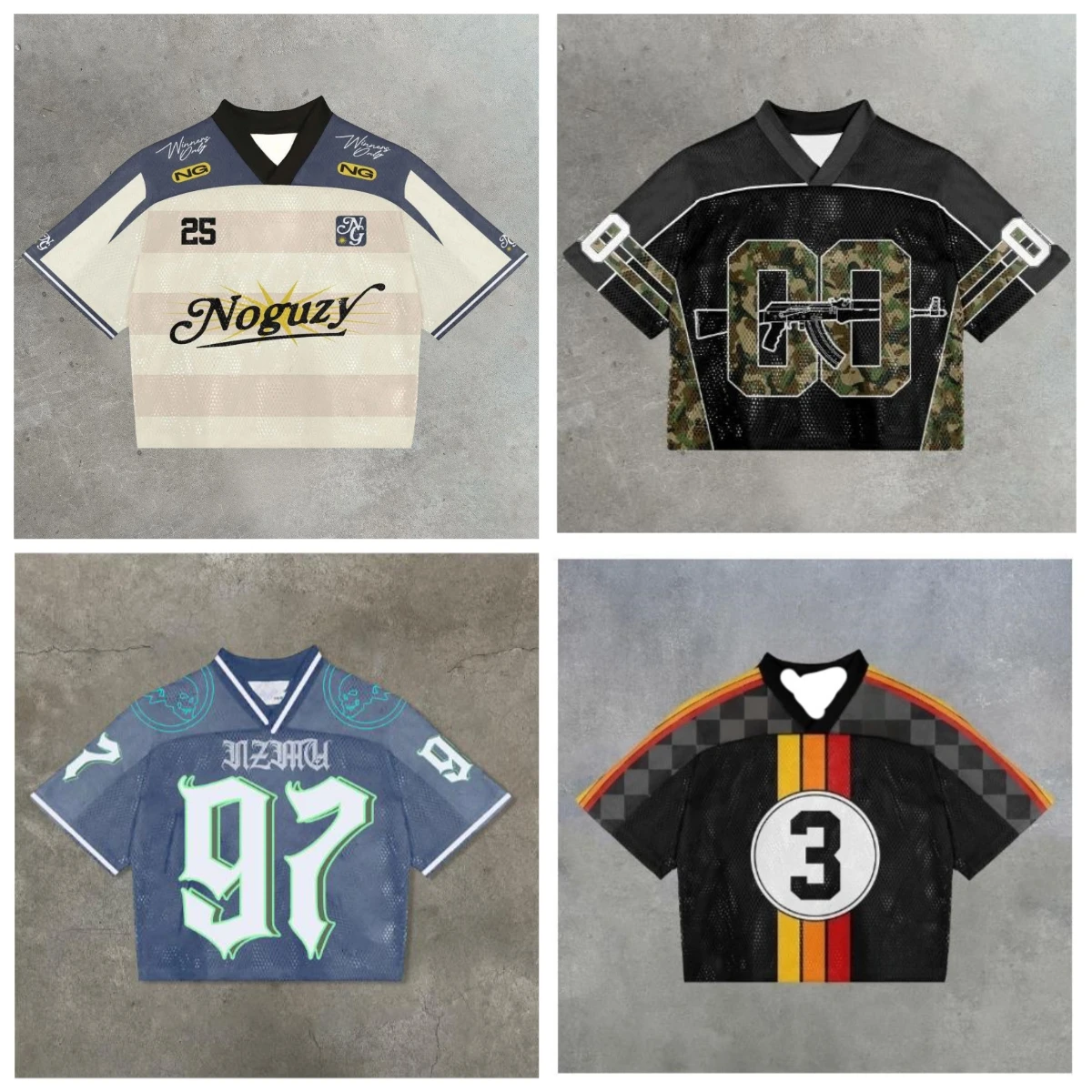 

Streetwear Jersey Y2K Clothes Mens American Hip Hop Graphics Oversized T Shirt Baseball Jersey Gothic V Neck Short Sleeve Tops