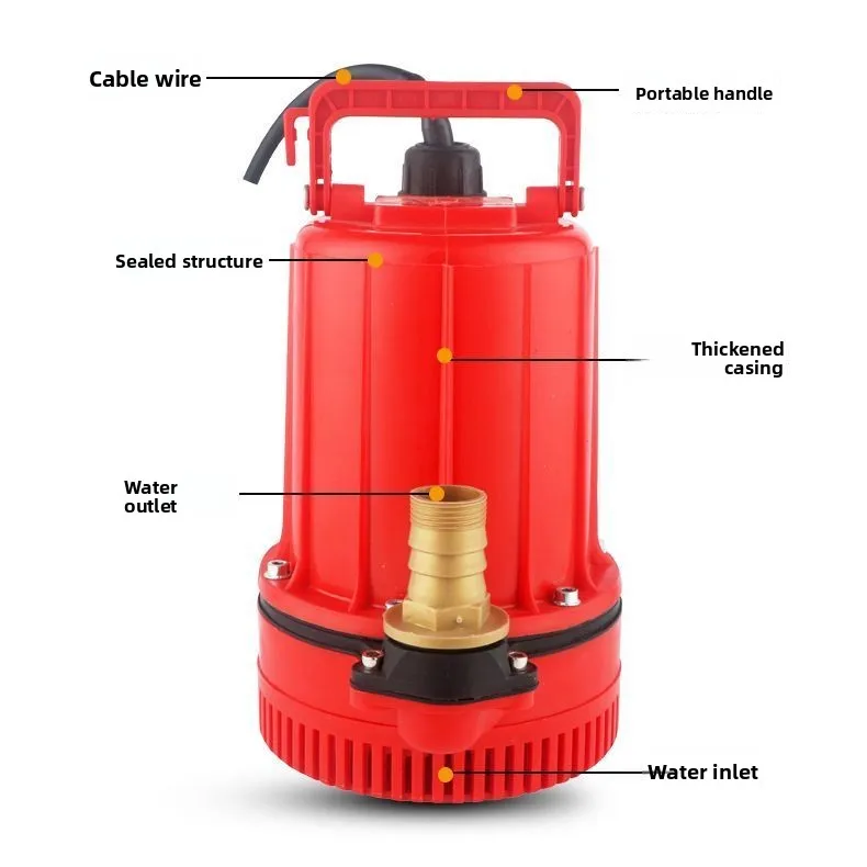 

Pump 12V24V Corrosion-resistant PP Material Can Pump Seawater, Fresh Water, Watering Vegetables, Watering Flowers and Irrigation