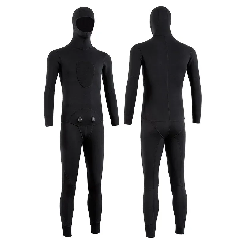 Warm and cold-proof wet clothes 3MM5mm split free snorkeling fishing and hunting clothes women