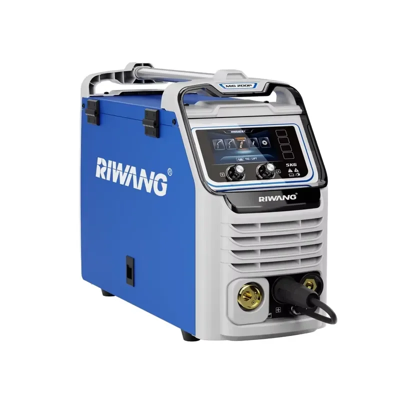 MIG 200P Inverter Gas Welder Double Pulse Aluminum Fabrication Machine for Mig Welding