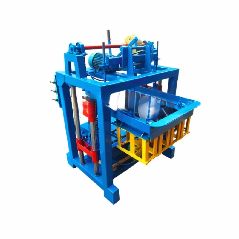 Hollow Small Portable Concrete Hydraulic Automatic brick cutting machine concrete brick machine