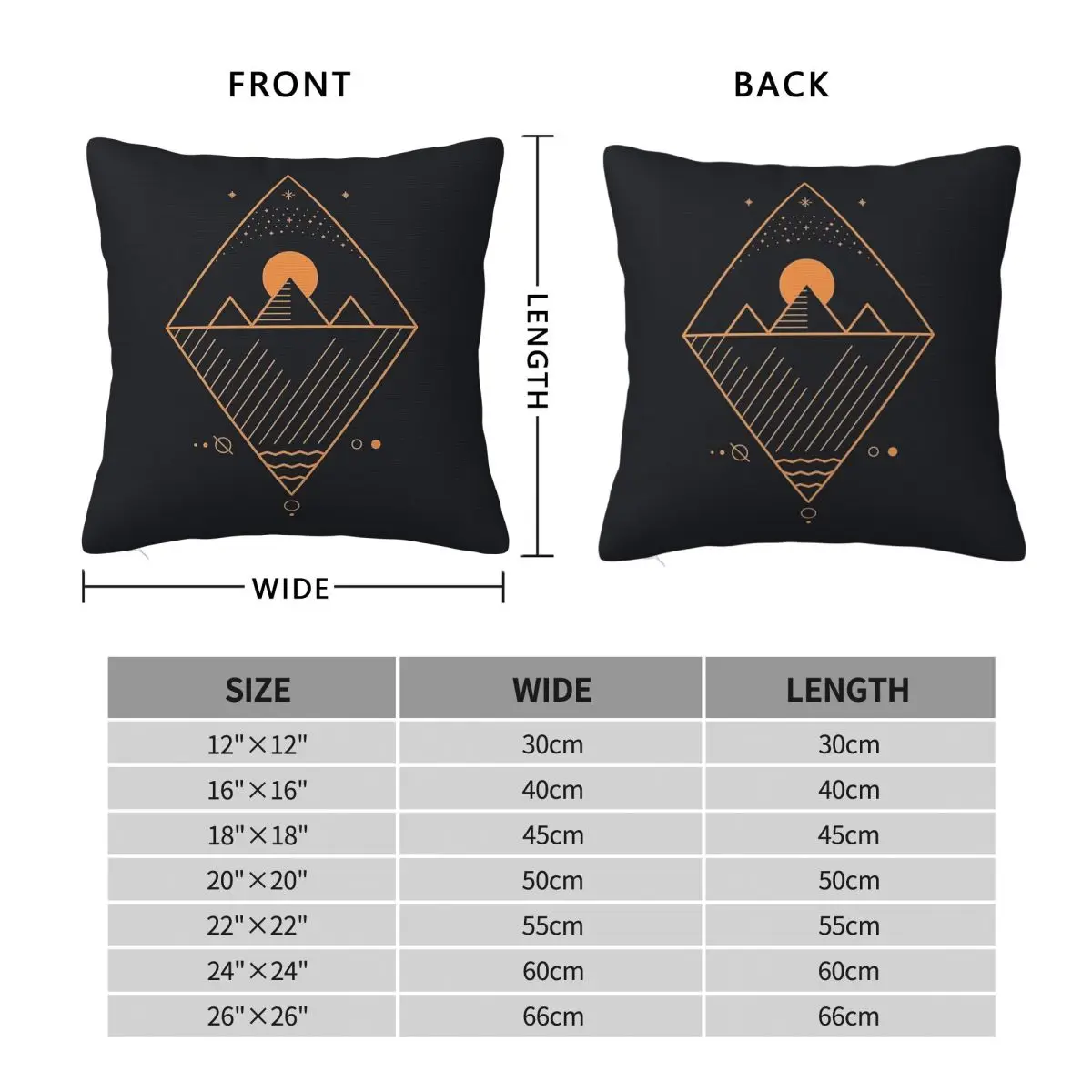 Osiris Stars And Pyramids Square Pillowcase Polyester Linen Velvet Printed Zip Decor Pillow Case Sofa Seater Cushion Cover