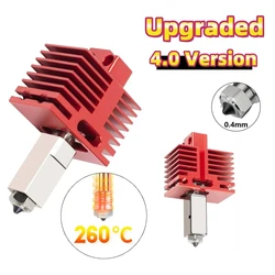 Upgraded V4.0 For Bambu Lab Hotend With Nozzle For Bambu Hot end Complete P1S Bambulab X1 Carbon P1P Thermistor X1C Accessories