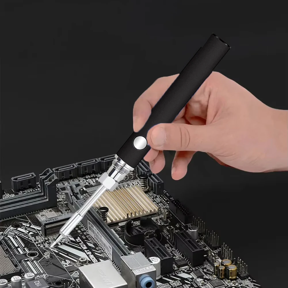 30s تسخين سريع اللاسلكي سبيكة لحام أداة القلم ثلاثة قابل للتعديل (2.7 فولت ، 3.4 فولت ، 4.2 فولت) شحن USB لمشاريع DIY #1