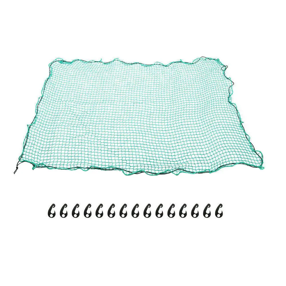 

Прочная грузовая сетка для кузова грузовика, нейлоновая эластичная сетка для прицепа, сетка для кузова пикапа с крюками для надежной транспортировки