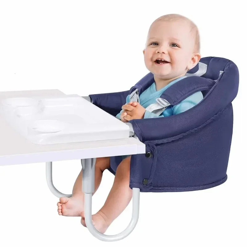 Portable high chair infant dining table family travel restaurant park practical