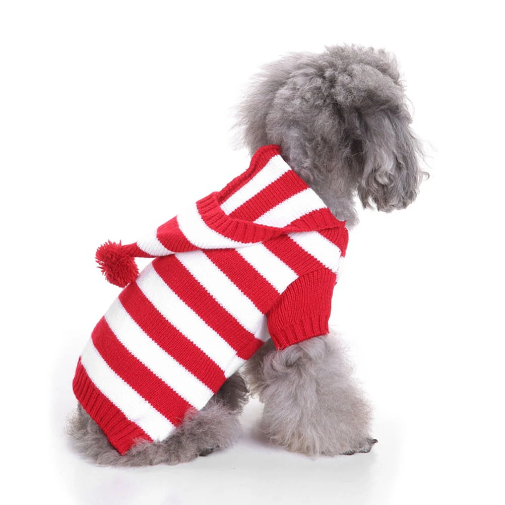 

Christmas Style Dog Sweater Knitting Puppy Apparel Clothing Party Xmas Costume Cozy Lightweight Cute Outfit Decorative Garment