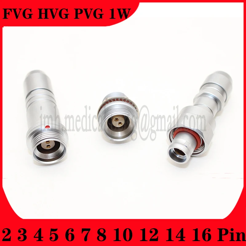 

FVG HVG PVG 1W 2 3 4 5 6 7 8 10 12 14 16 P High Pressure Deep Sea Underwater 300 Meters Watertight IP68 Aviation Metal Connector