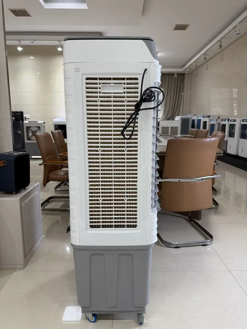 BR-22000 Portable Evaporative Air Cooler Fan Large Water Tank Low Noise for Commercial Industrial Spaces