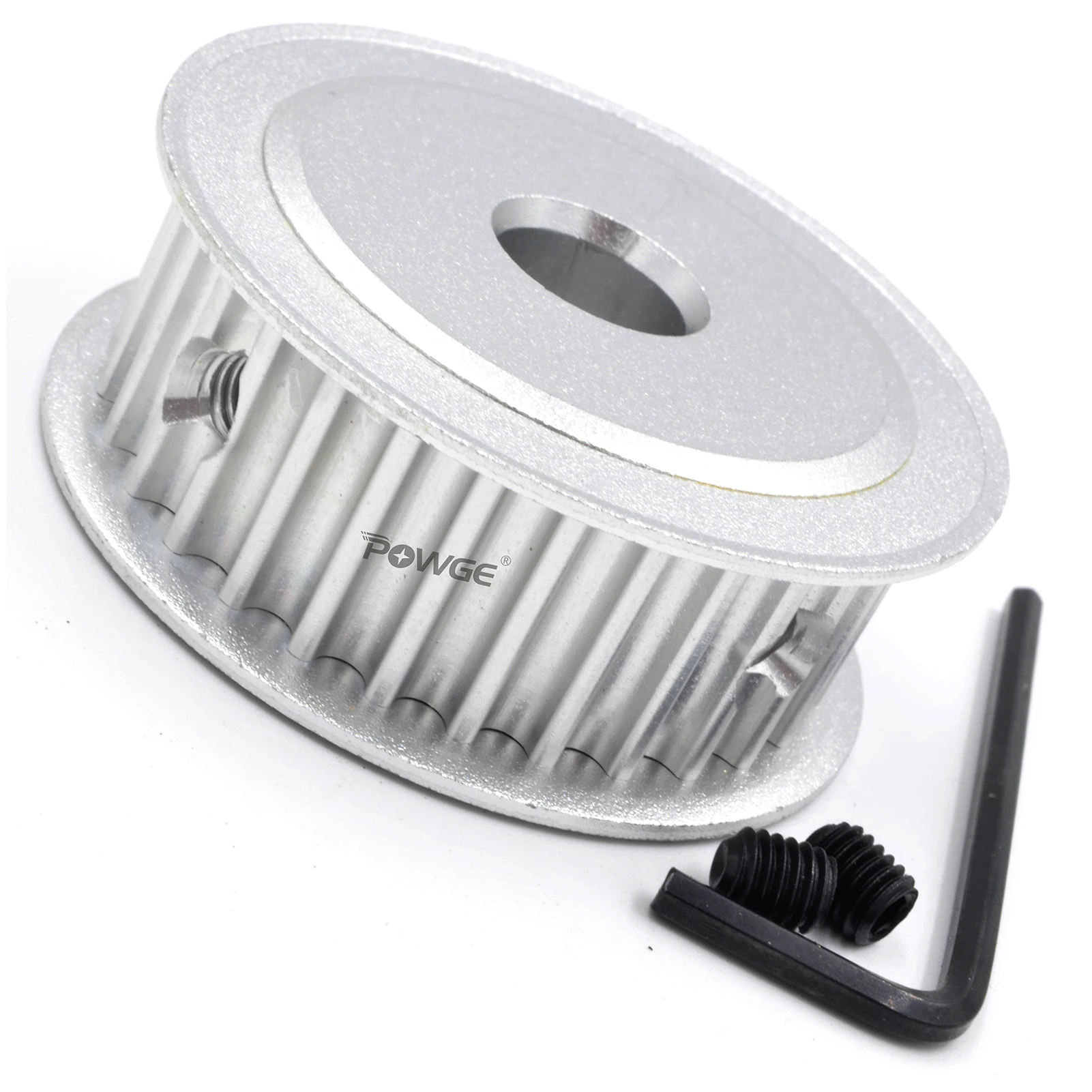 POWGE 30 teeth HTD 5M Timing Pulley AF Bore 5/6/6.35/7/8/10/12/14/15/16/17/18/19/20/25/30 for HTD5M belt width 10/15/20/25mm 30T