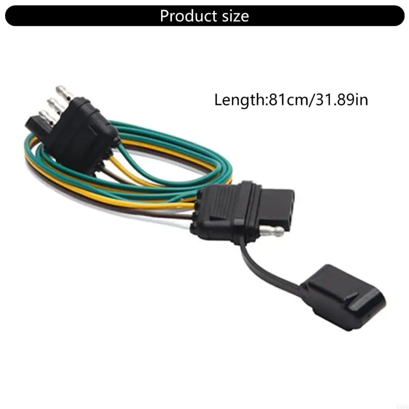 العالمي 4 دبوس مقطورة الأسلاك تسخير ABS البناء الاتصال السريع تصميم H9EE #5