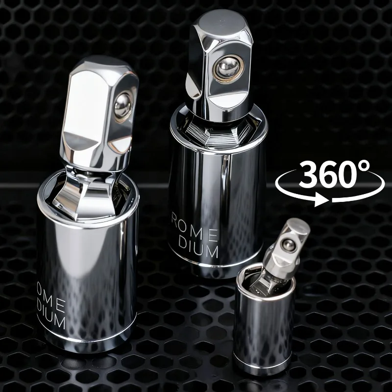 

Универсальный 1/4 3/8 1/2 шарнирный поворотный адаптер из хром-ванадиевой стали, квадратный U-образный шарнир, головка преобразователя, инструменты для ремонта автомобиля