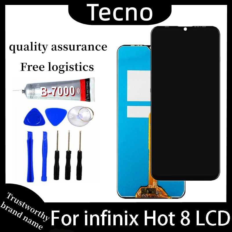 

X650 LCD For Infinix Hot 8 LCD Display Touch Screen Digitizer Assembly Replacement For Infinix Hot 8 Lite X650C X650B