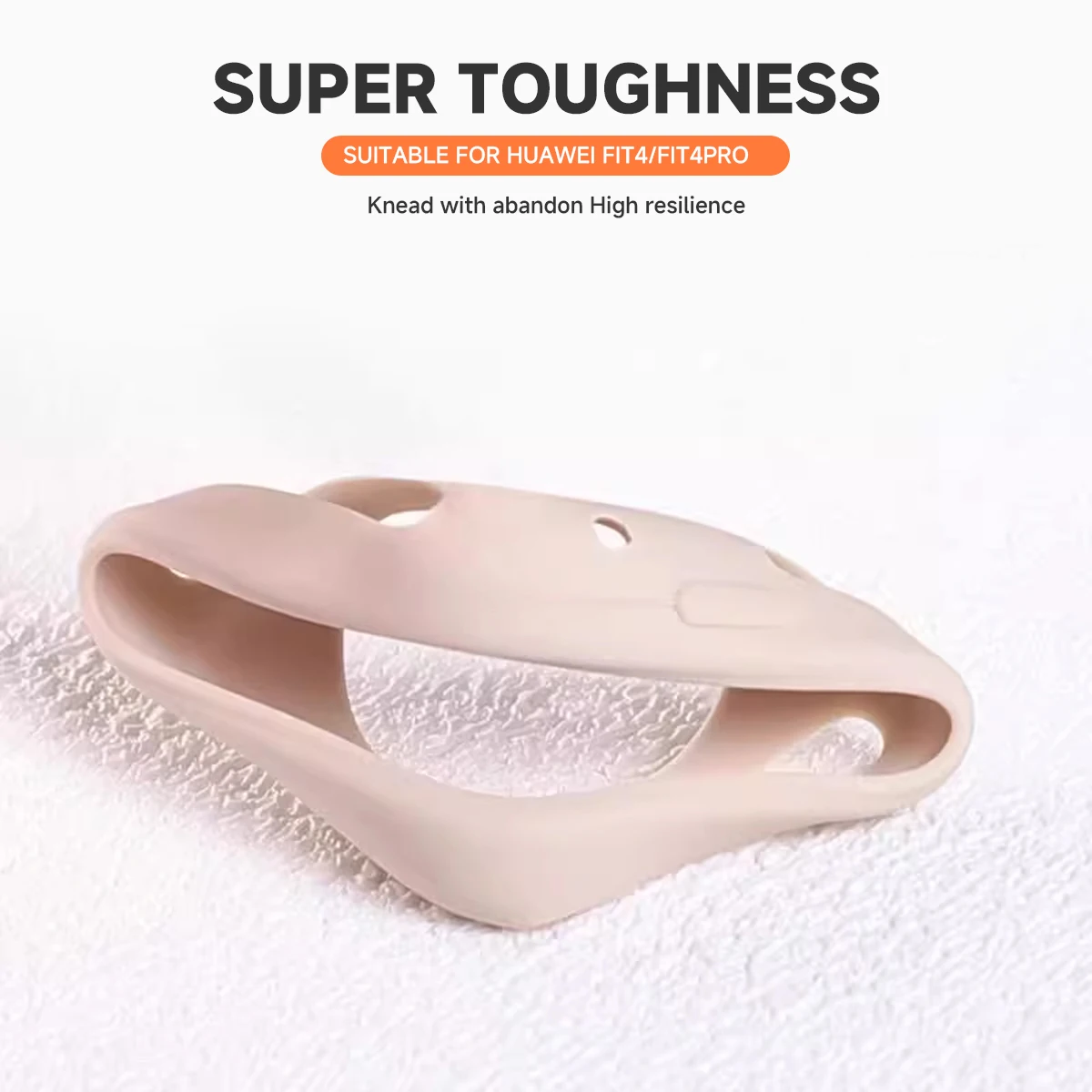 Soft Silicone Strap+Silicone Case for Huawei Watch Fit 4 Pro Sports Strap Case Hollow for Huawei Fit 4 Protective Accessories