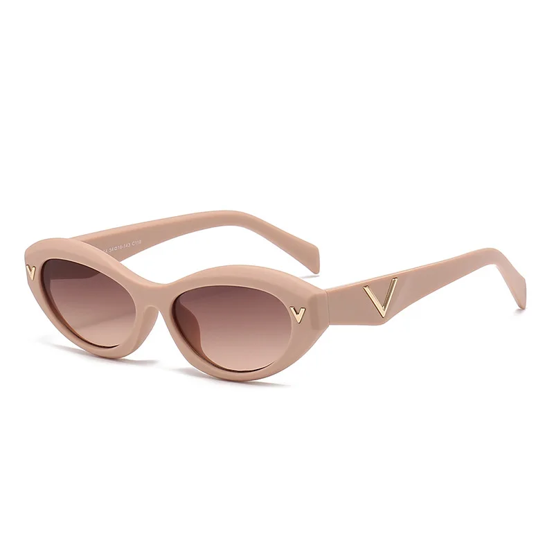 

VAKA Vintage Luxury Cat Eye Sunglasses Women Fashion Sun Glasses Classic Retro Shades Outdoor Travel Male Eyewear UV400