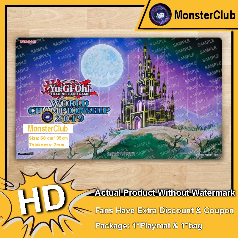 

YuGiOh Playmat Evil Eye Domain - Pareidolia TCG CCG Mat Board Game Pad Trading Card Game Mat Rubber Mouse Pad Bag 600x350x2mm