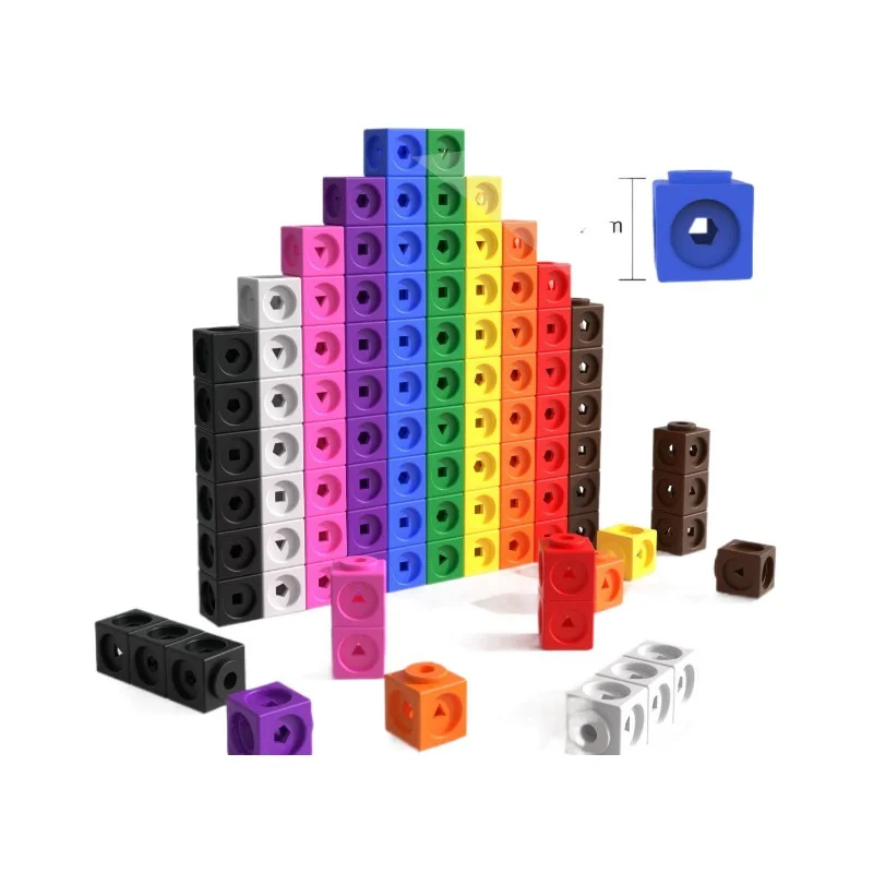 Kids Children Mathematics Linking Cubes Blocks Kids Educational Numbers Math Kindergarten Toys