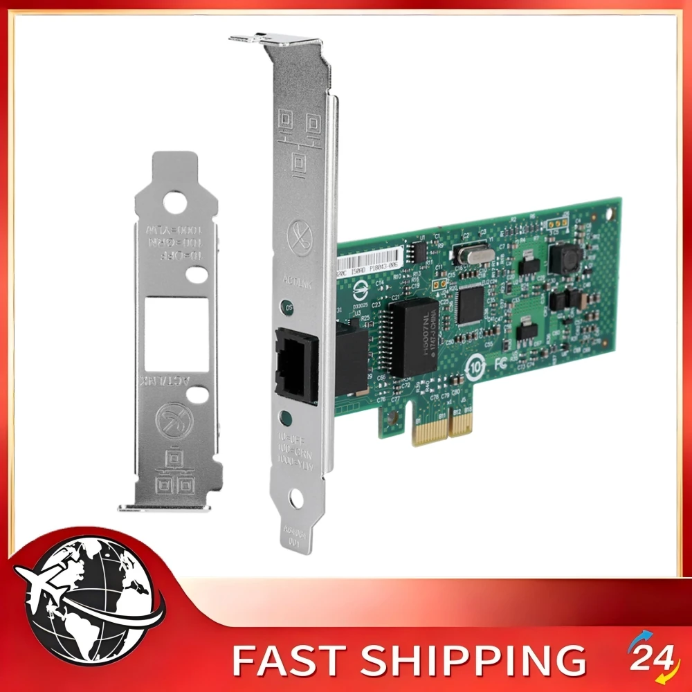 

Qiilu Gigabit Network Card PCI-E Network Card for Intel 82574L Desktop Server Industrial Embedded System Network Replacement