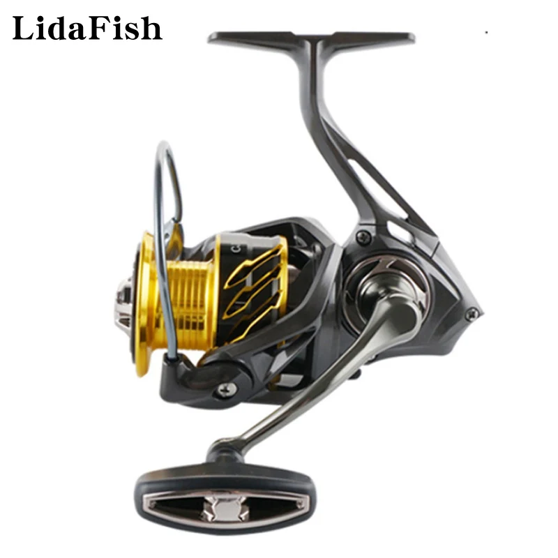 

LIDAFISH 2000 3000 4000 5000 6000 Series 9+1BB Spinning Wheel Left/Right Hand Interchangeable 5.2:1/4.9:1 Fishing Reel