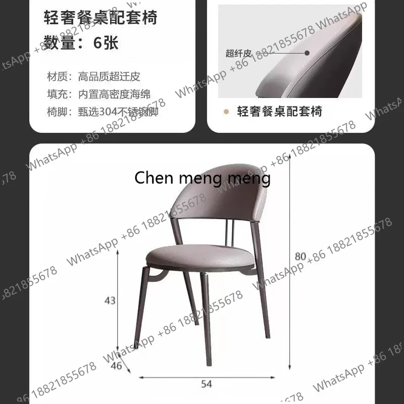 Variant: 6 dining chairs A11