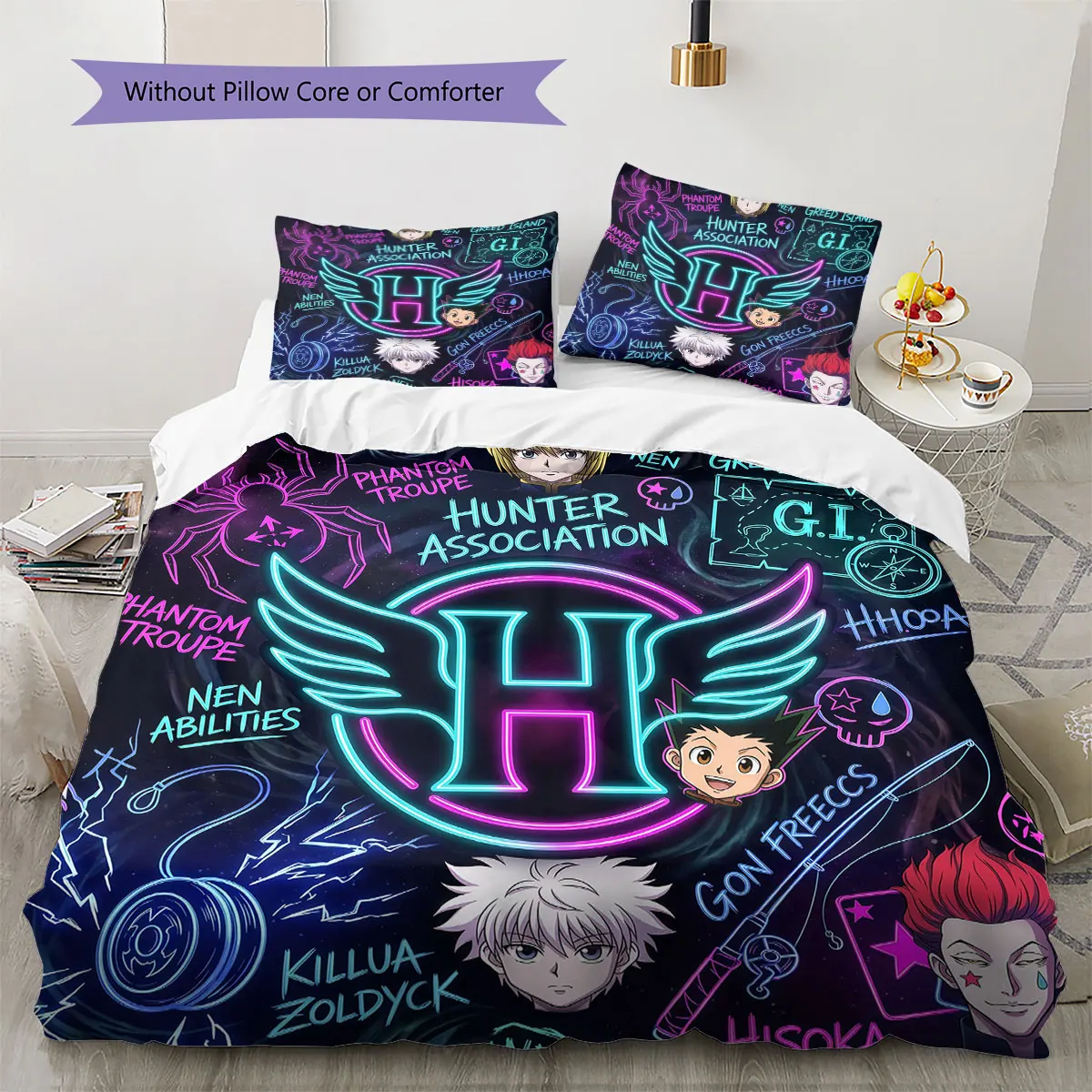 Hunter x Hunter Comfor Duvet Cover Children's Bedding Set,Extra Large Size Ideal Gift Various Sizes Available -HE193
