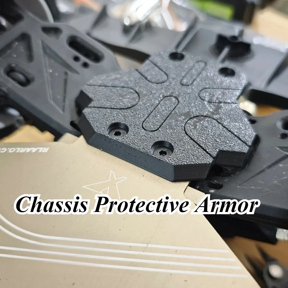 RC Rally Car TPU Chassis Protective Armor Customized For 1/7 Rlaarlo EVO RC Offroad Vehicle No-cut Fit Simulation Mod Accessory