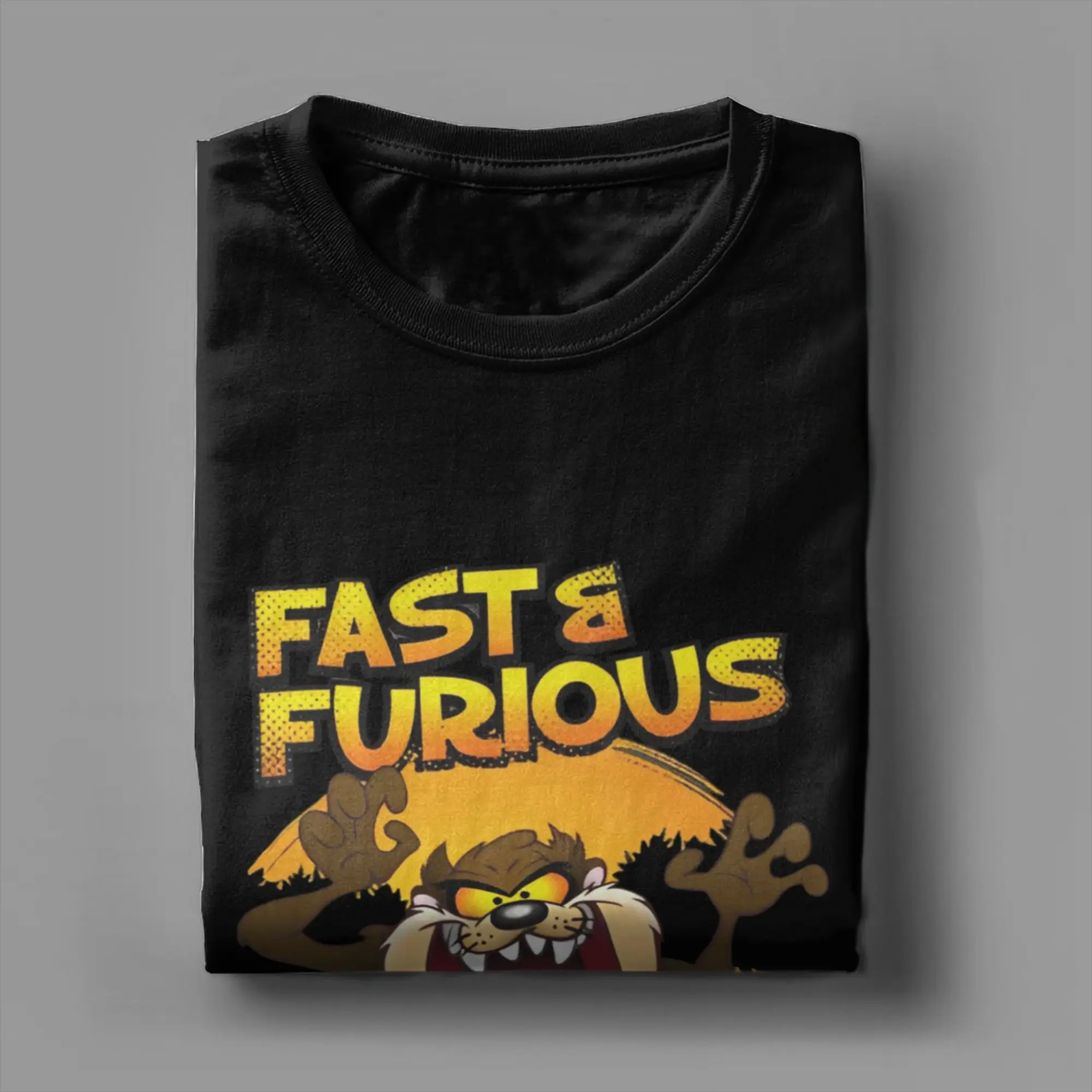 Men Women's Spaces Jams Fast Furious T Shirts Tazs Cotton Clothes Novelty Short Sleeve Round Collar Tees Gift Idea T-Shirt - view 4