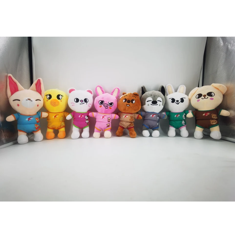 

23cm Plush Toy Kawaii Skzoo Stray Plush Cartoon Stuffed Animal Doll Kawaii Companion Toys Room Decor Boy And Girls Gift