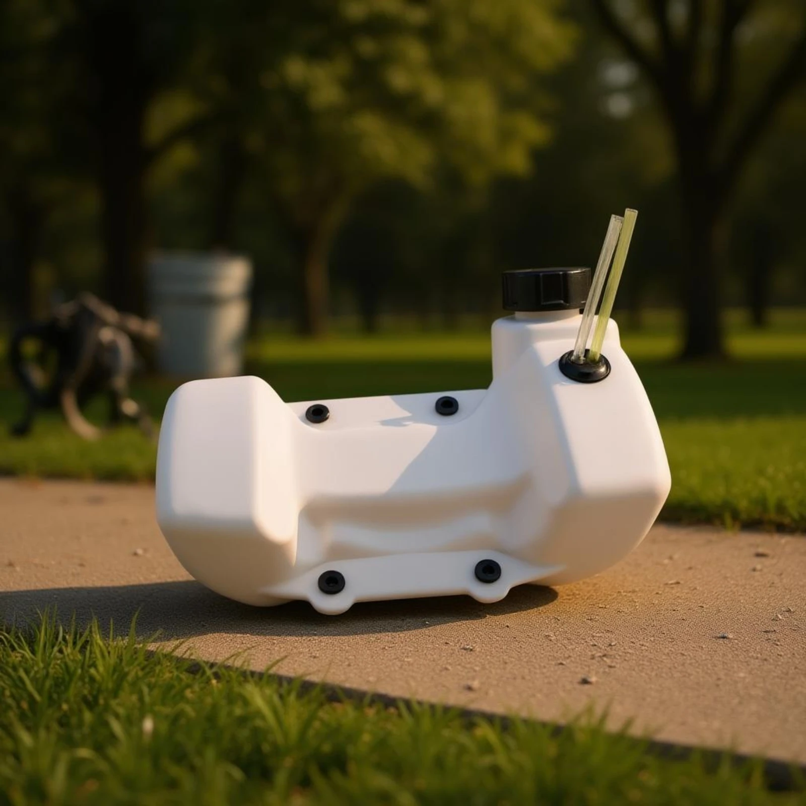 Replacement Fuel Container with Lines Irregular Shape Garden Tool Part view 6