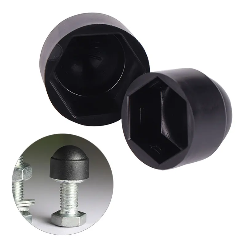 10Pcs M4 M5 M6 M8 M10 M12 Bolt Nut Dome Protection Caps Covers Exposed Hexagon Plastic Fasteners Screw Decor Dustproof Beautify