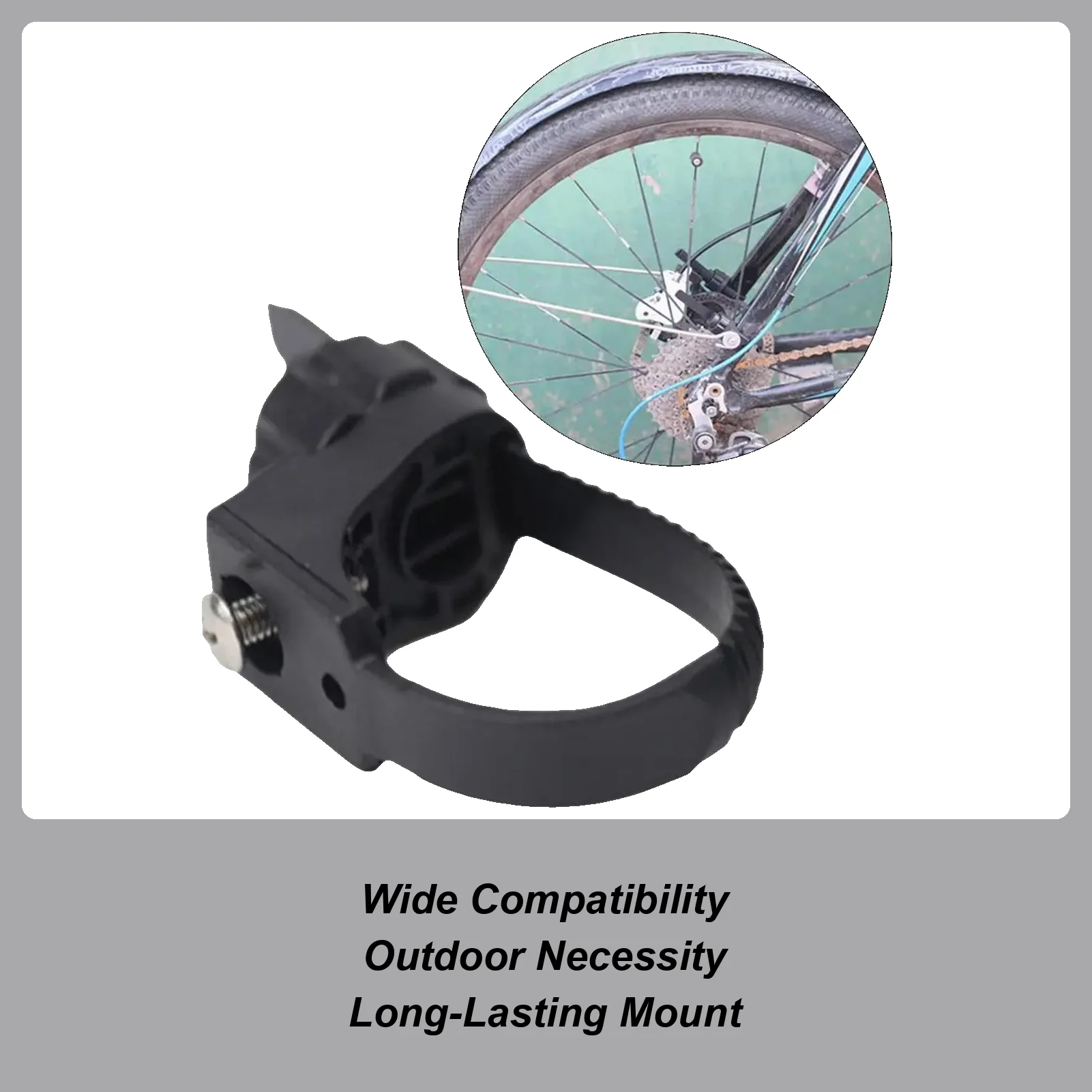 

Нейлоновый зажим для труб, монтажный кронштейн для брызговика, электрический велосипедный брызговик, практичный в использовании, тонкая передняя вилка