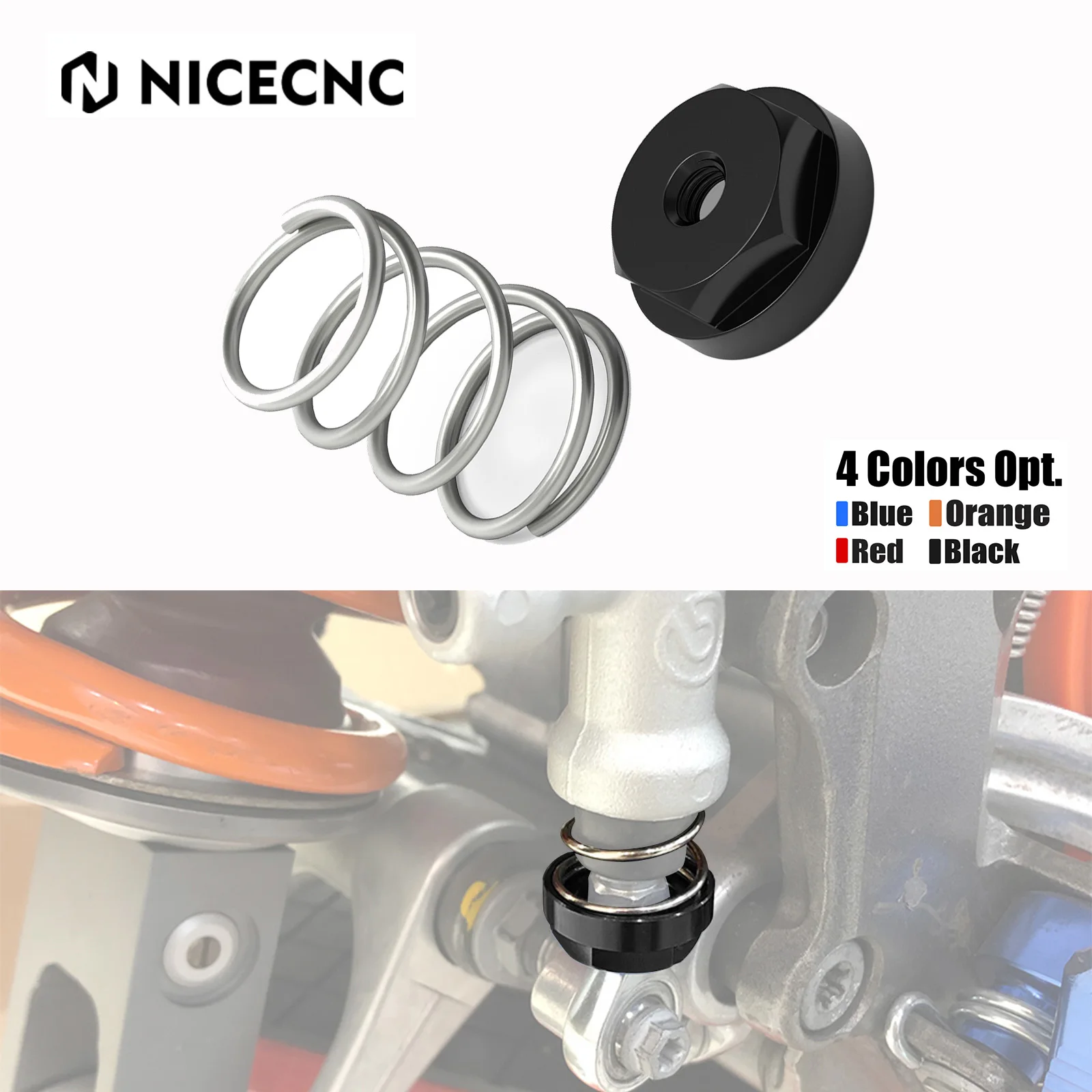 NICECNC For KTM EXC 300 TPI SX125 EXC-F 350 SX-F 450 2003-2025 For Husqvarna TE300 2014-2025 GasGas Rear Brake Return Spring Kit
