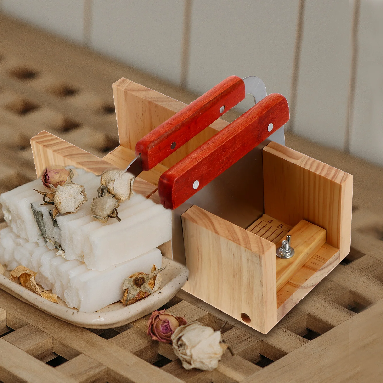 

1Set Wooden Soap Cutter Set Wood Mold Wavy Straight Cutters for Soap Cake Chocolate Easy Precise Cutting Tool Wooden Cutter Mold