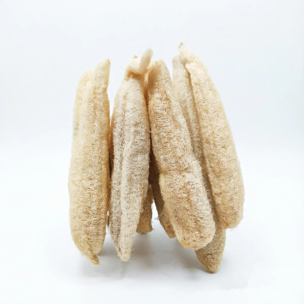 Organic Natural Loofah Sponge Biodegradable Kitchen Dish Scrubber Eco Friendly Plant Fiber Cleaning Bath Body Scrubber Tool