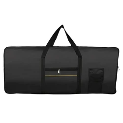 Bolsa para Piano Electrónico de 61 teclas, bolso grueso de tela Oxford impermeable, funda para teclado de 61/76 teclas