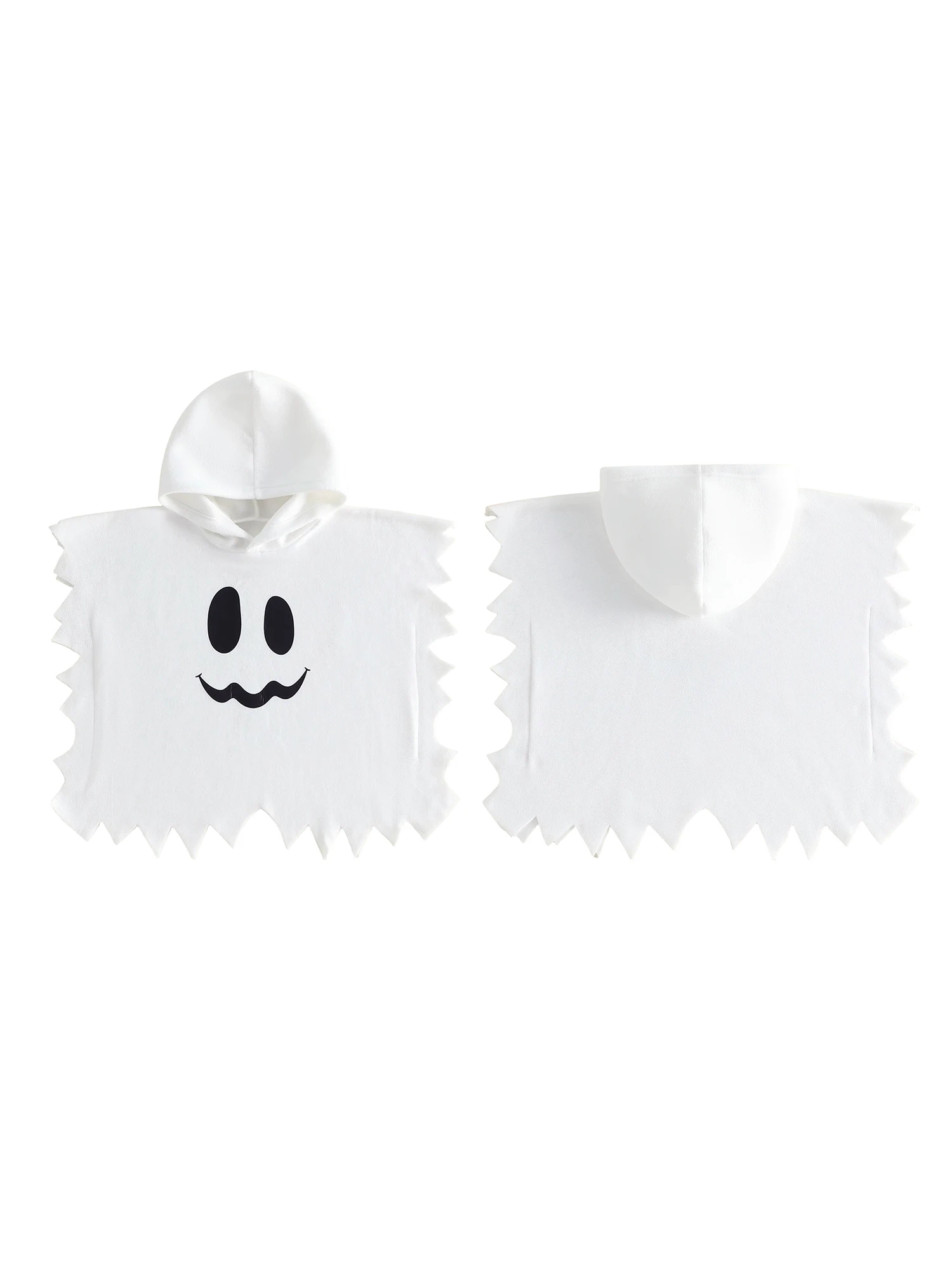 Hooded Cloak Adorable Kids Ghost Cape Cape Adorable Halloween Kids Cloak-For Cloak Cape Adorable Print Top Rated