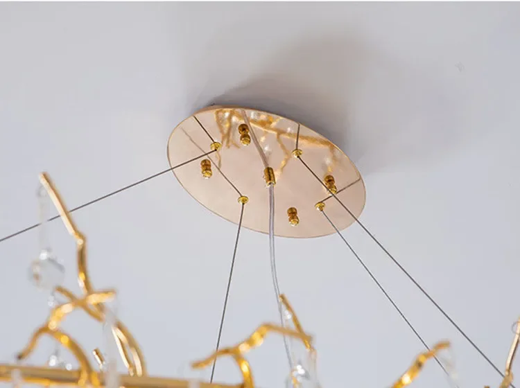 Luxury Crystal led Ceiling Lights Chandeliers Home Hanging Pendant Lamp Living Dining Room Bedroom Lustre Lampara techo
