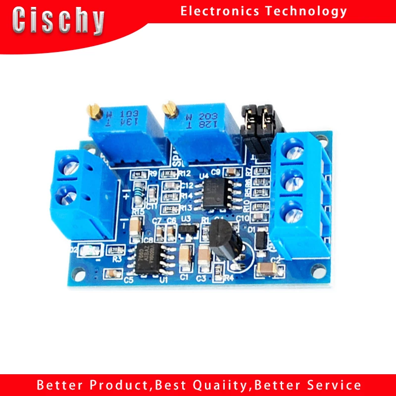 Current To Voltage Module 0 -20mA/4 -20mA to 0- 3.3V/0 -5V/0 -10V Voltage Transmitter  Converter Module