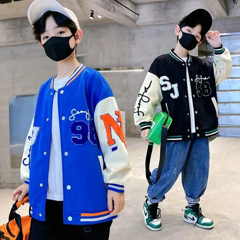 2026 Autumn Jacket Baseball Suit Clothes for Teen Quilted Coats Cotton Jacket Children's Bomber Tiny Kids Jackets Girl Boy