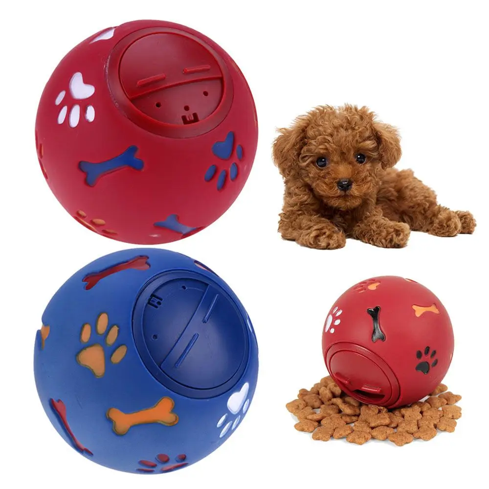 

Teeth Bite Balls Puppy Rubber Cleaning Dispenser Play Leakage Food Pet Supplies Chew Dog Ball Toys