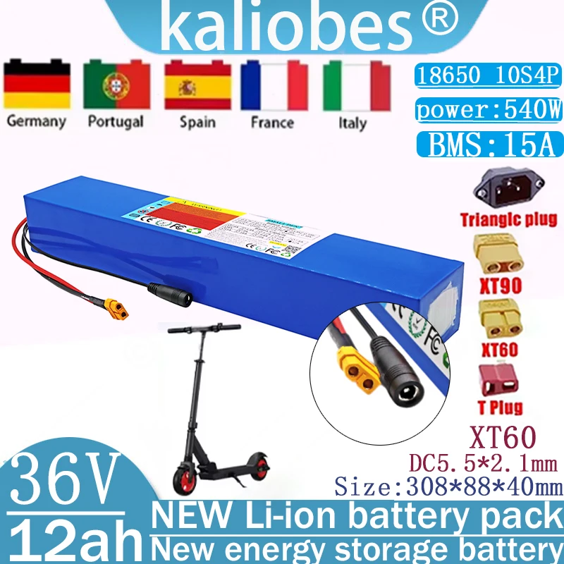 36V 12Ah Lithium-Io…