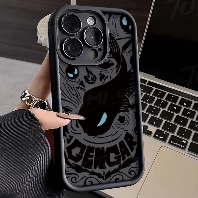 Per Xiaomi POCO X6 X5 X4 GT F3 F4 F5 M6 Pro X3 NFC Mi 13T 12T 11T 13 12 11 Lite 5G NE Case Pokemon Gengar custodie per telefoni in Silicone