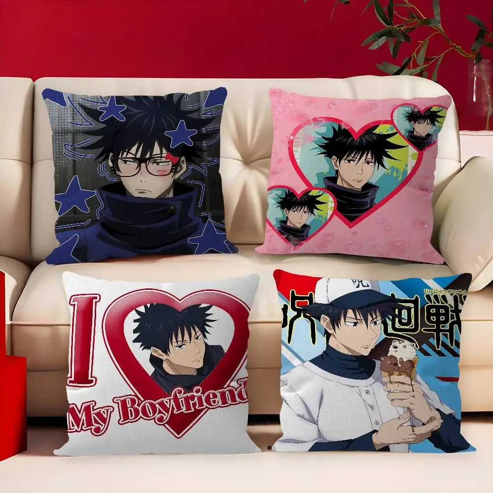 

Cool Anime Boy Megumi Fushiguro Personalized Pillow Cover Kids Bedroom Wild Party Decor Pillowcase kid Birthday shower Gift