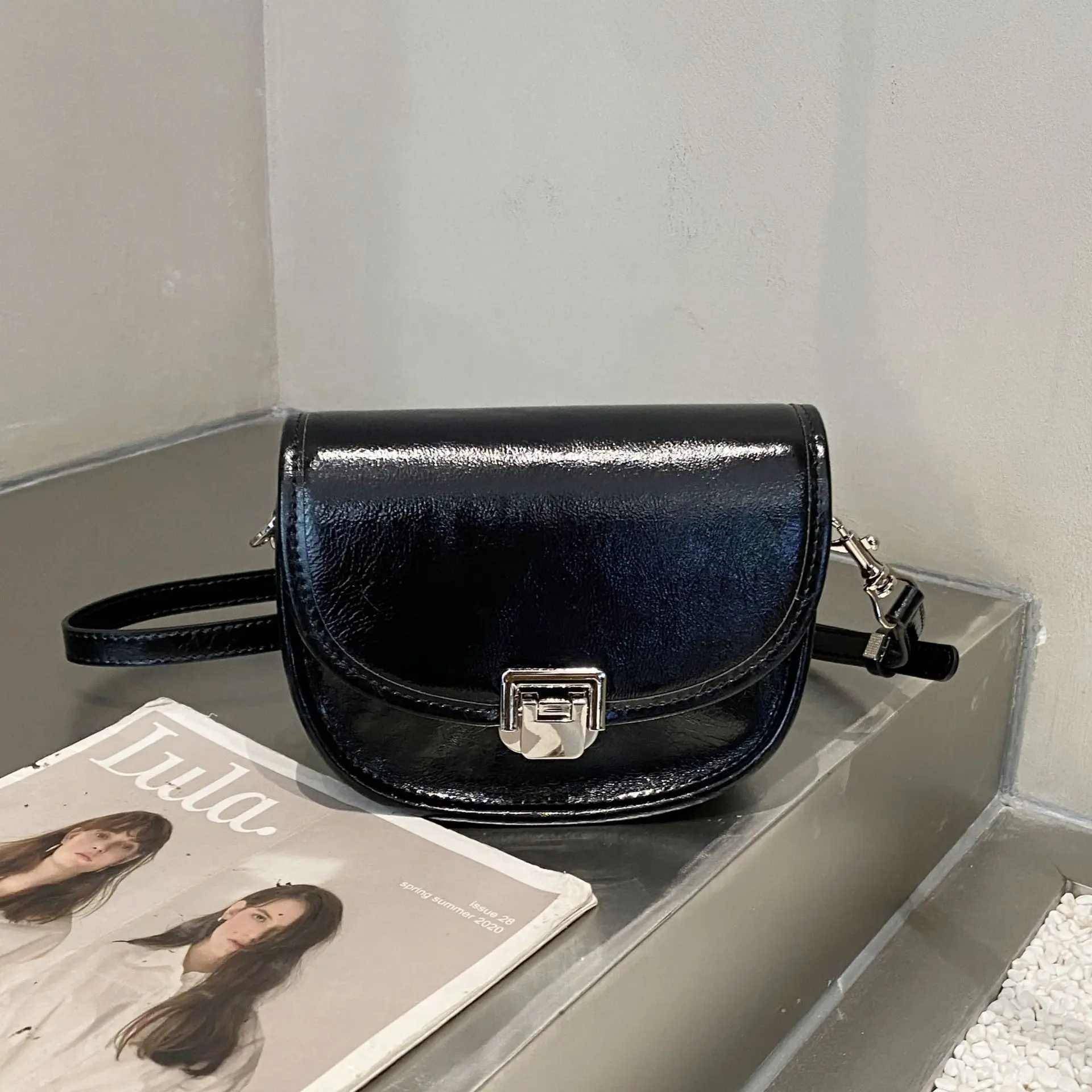 

Genuine Leather Woman Bag Cowhide Shoulder Bag Soft Leather Minimalism Luxury Bags Womens High Quality 2025 Ladies Crossbody Bag