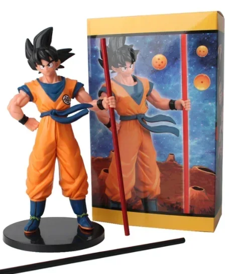 Heiße Dragon Ball Son Goku Super Saiyajin Anime-Figur 22cm Goku DBZ Actionfigur Modell Geschenke Sammlerstücke für Kinder