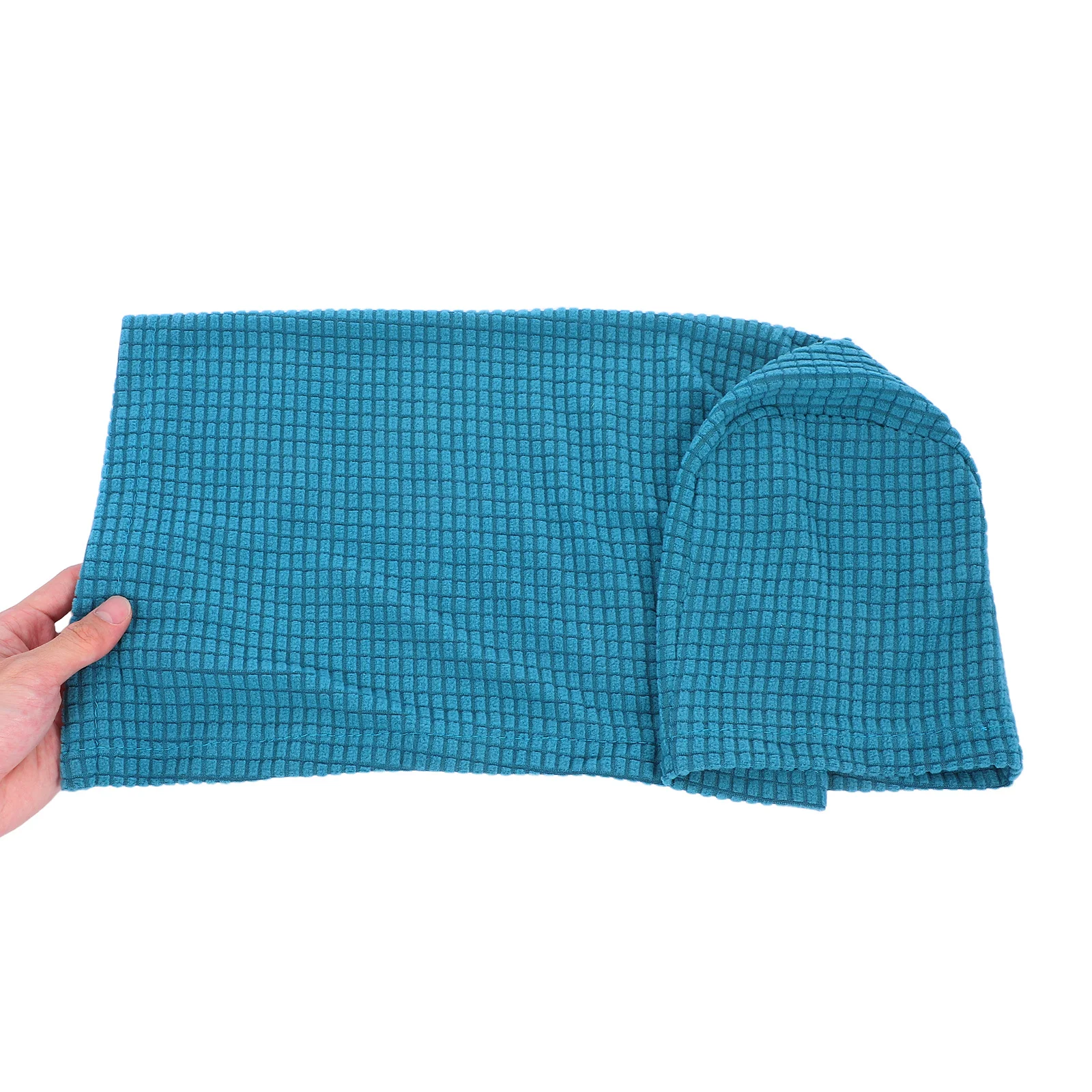 

2Pcs Universal Sofa Armrest Cover Comfortable Polyester Fabric with Shuttle Weaving Technology Fits Home Office Furniture Blue