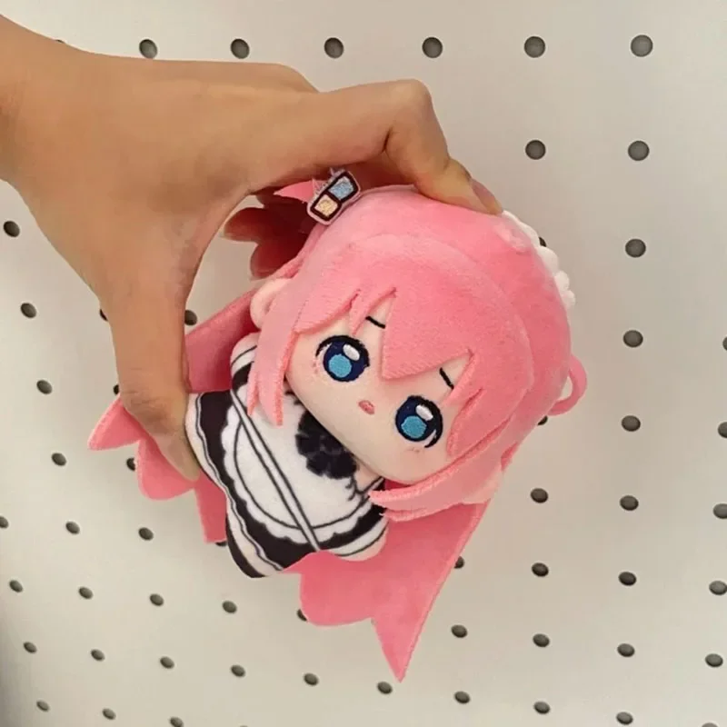10 cm Anime BOCCHI SKAŁA! Gotoh Hitori brelok lalka Cosplay Kawaii pluszowa wypchana lalka prezent na boże narodzenie ozdoba akcesoria